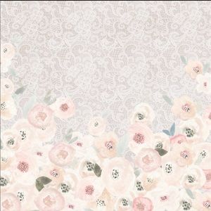 Lace & Floral Backdrop